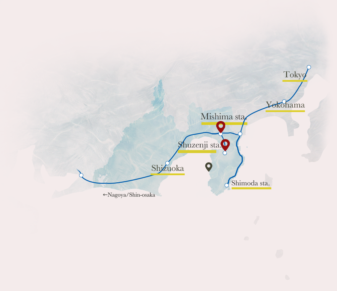 各地からのアクセスイメージ